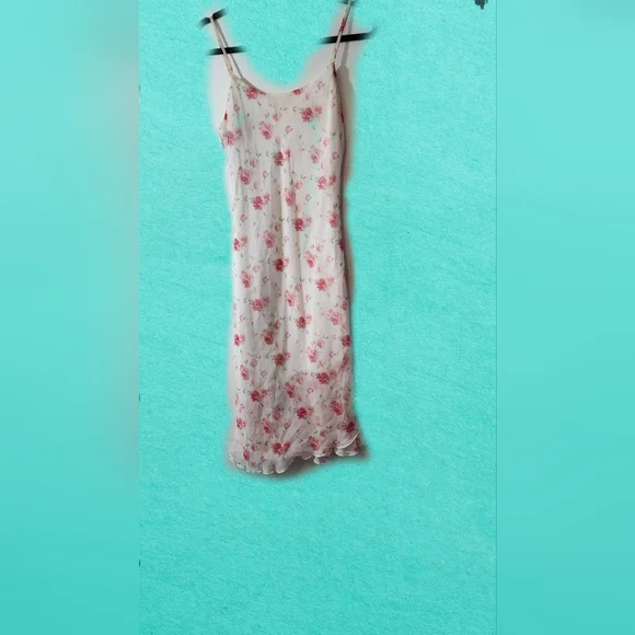 Studio Y Dresses | 90s Small Floral Slip Dress | Color: Cream/Pink | Size: 6 | Songspirit_1'S Closet Studio Y Dresses | 90s Small Floral Slip Dress | Color: Cream/Pink | Size: 6 | Songspirit_1'S Closet